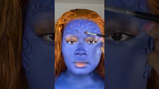 Mystique Makeup Tutorial xmen [upl. by Nednerb]