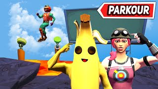 PODRÉ ACABAR MI PRIMER PARKOUR CON JESUS Y VEGETTA FORTNITE MINIJUEGOS [upl. by Lewes]