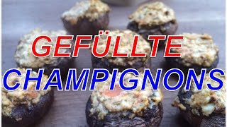 Gefüllte Champignons vom Grill  Klaus grillt [upl. by Lyford370]