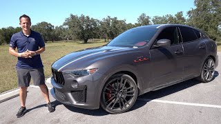 Is the 2022 Maserati Levante Trofeo a BETTER performance SUV than a Lambo Urus [upl. by Kostival]