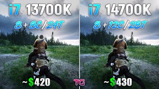 Core i7 14700K vs Core i7 13700K  Test in 10 Games [upl. by Inajna194]