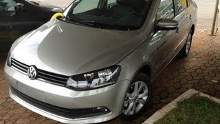 VW Voyage Highline 2014 iMotion  wwwcarblogbr [upl. by Yenaiv311]