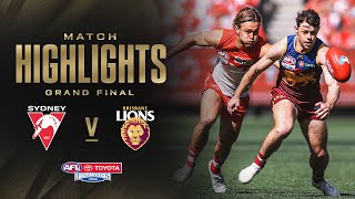 Sydney Swans v Brisbane Lions Highlights  Grand Final 2024  AFL [upl. by Acinhoj]