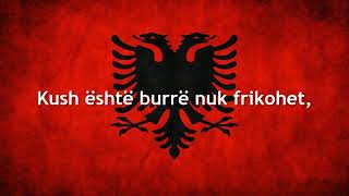 Albanian National Anthem quotHimni i Flamuritquot [upl. by Dygert]