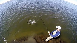 PESCA DEL PEJERREY EN LA ALBUFERA DE MAR CHIQUITA [upl. by Zena]