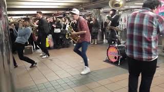 the coolest saxophone subway band ever [upl. by Holt]