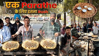 Rs 30 only me Sabse Bada Desi ghee wala Paratha 🤩 Waiting से number आता हे यहाँ 😮 [upl. by Bryan]