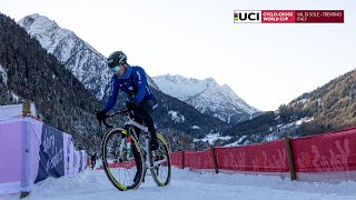 UCI CycloCross WC parcours in Val di Sole with Gioele Bertolini [upl. by Arlo]