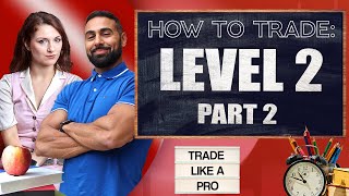 How To Trade LIVE LEVEL 2 ORDER BOOK  Part 2 October 1 LIVE [upl. by Tenahs]