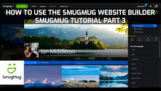 How to set the website layout and background  Smugmug Tutorial Pt 3 [upl. by Aerdma653]