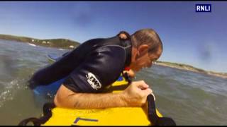 Croyde lifeguards rescue 24 people from rip current [upl. by Llenet603]