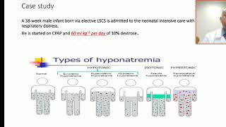 Case 62 how to adjust fluid in neonatal hyponatremiafluid management of hyponatremia [upl. by Kassi889]