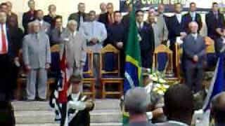 Entrada da Bandeira na Abertura da inauguração da Assembleia de Deus em ITATIBA [upl. by Gulgee]