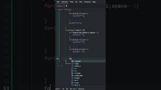 How to print Pyramid Pattern in C Programming C Beginners Tutorial cprogramming programming [upl. by Spain925]