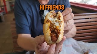 The Ultimate Comfort food Chili Dog at Wienerschnitzel [upl. by Heida]