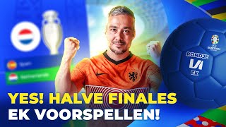 🏆 HALVE FINALES EK 2024 VOORSPELLEN met BAS amp SULEY [upl. by Mareld]