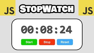 Build this JS STOPWATCH in 18 minutes ⏱ [upl. by Desdamonna]