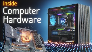 How does Computer Hardware Work 💻🛠🔬 3D Animated Teardown [upl. by Neirod]