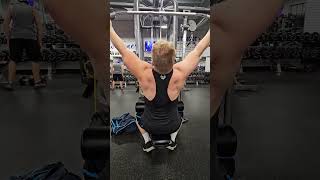 140x12 underhand lat pulldowns powerlifting bodybuilding strongman stron [upl. by Elleirad144]