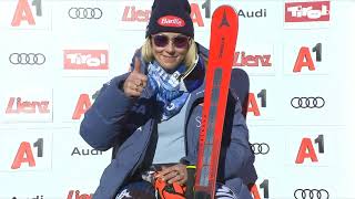 AUDI FIS Ski World Cup  Womens Giant Slalom  Lienz AUT 1st run Dec 28 2023 weareskiing [upl. by Thorpe]