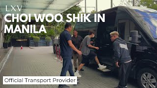 LXV Drives Korean Star Choi Woo Shik in Manila [upl. by Martina]