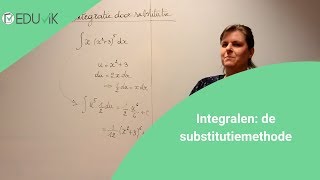 Substitutiemethode bij integralen samengestelde functies  Eduvik [upl. by Langston]