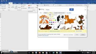 Word 2016 Inserting ClipArt [upl. by Gytle321]