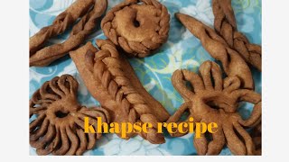 khapse recipe [upl. by Zoa]