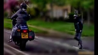 SUSPECTED MOPED THIEF HIT AND RUN [upl. by Eetsud]