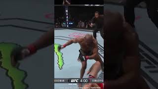 Kamaru Usman Knocks Out Jorge Masvidal in Slow Motion [upl. by Henka]