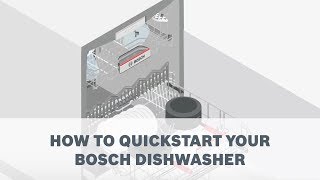 How to quickstart your Bosch Dishwasher [upl. by Anilatac]