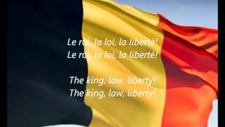 Belgian National Anthem  quotLa Brabançonnequot FRDENLEN [upl. by Ardnahc]