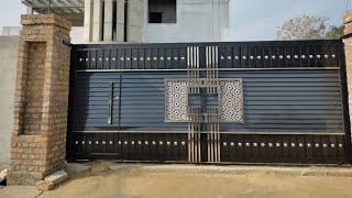 sliding gate designhome sliding gate design with priceلیاقت پور اور ا اور اٹک کا گیٹ [upl. by Anirehtak]