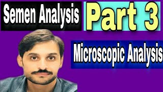 Semen Analysis Microscopic Examination Part 3 [upl. by Mungam]