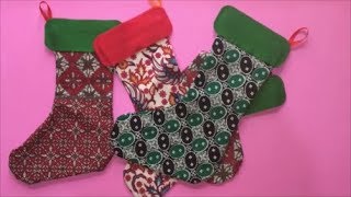 5 Minutes Christmas Sock  Cara Membuat Kaus Kaki Natal 5 Menit [upl. by Lanod]