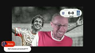 🚨ENGLAND⚪️ VS GREECE🔵 LIVE NATIONS LEAGUE WATCHALONG⚽️ [upl. by Ethban977]