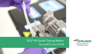 SCD IIB Sterile Tubing Welder How it works [upl. by Alded]