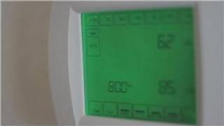 Central Air Conditioning Information  How to Program a Thermostat [upl. by Bartholomeo]