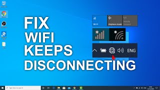 Fix WiFi Keeps Disconnecting On Windows 10 [upl. by Lessirg693]