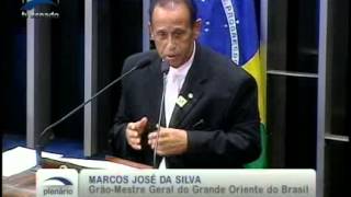 Marcos José da Silva GrãoMestre fala da importancia da maçonaria brasileira [upl. by Cayser669]