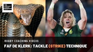 Rugby Faf de Klerk Tackling Technique [upl. by Danette667]