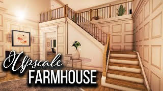 Bloxburg Speedbuild Upscale Contemporary Farmhouse [upl. by Parnell139]