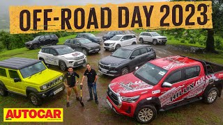 OffRoad Day 2023 ft Jimny XUV700 Hilux Grand Vitara Tucson and more  Autocar India [upl. by Radman949]