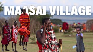 Maasai Village tour in Kenya  Exploring Heart of Kenya [upl. by Ehudd]