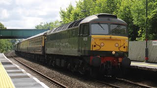 Trains and tones at Shotton 080624 Featuring 7029 Clun Castle 47773 and 66099 [upl. by Harias]