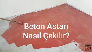 Brüt Beton Astarı Nasıl Hazırlanır   Brüt Beton Astarı Nasıl Çekilir   Uygulaması Nasıl Yapılır [upl. by Salohci]