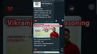 Vikramjeet Sir Reasoning Free Course  Vikramjeet Sir Reasoning Class Full Batch RG Vikramjeet Reas [upl. by Pickett]