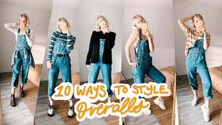 How to 10 ways I style my overalls [upl. by Mei591]