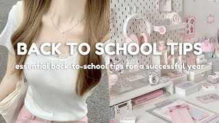 back to school tips 🏫📙 essential backtoschool tips for a successful year [upl. by Seavir]