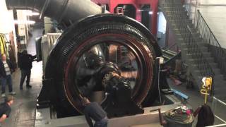 Initial Start Up Testing of 1915 Vintage 750 HP Wound Rotor Motor after Rewinding the Rotor amp Stator [upl. by Enyamert773]